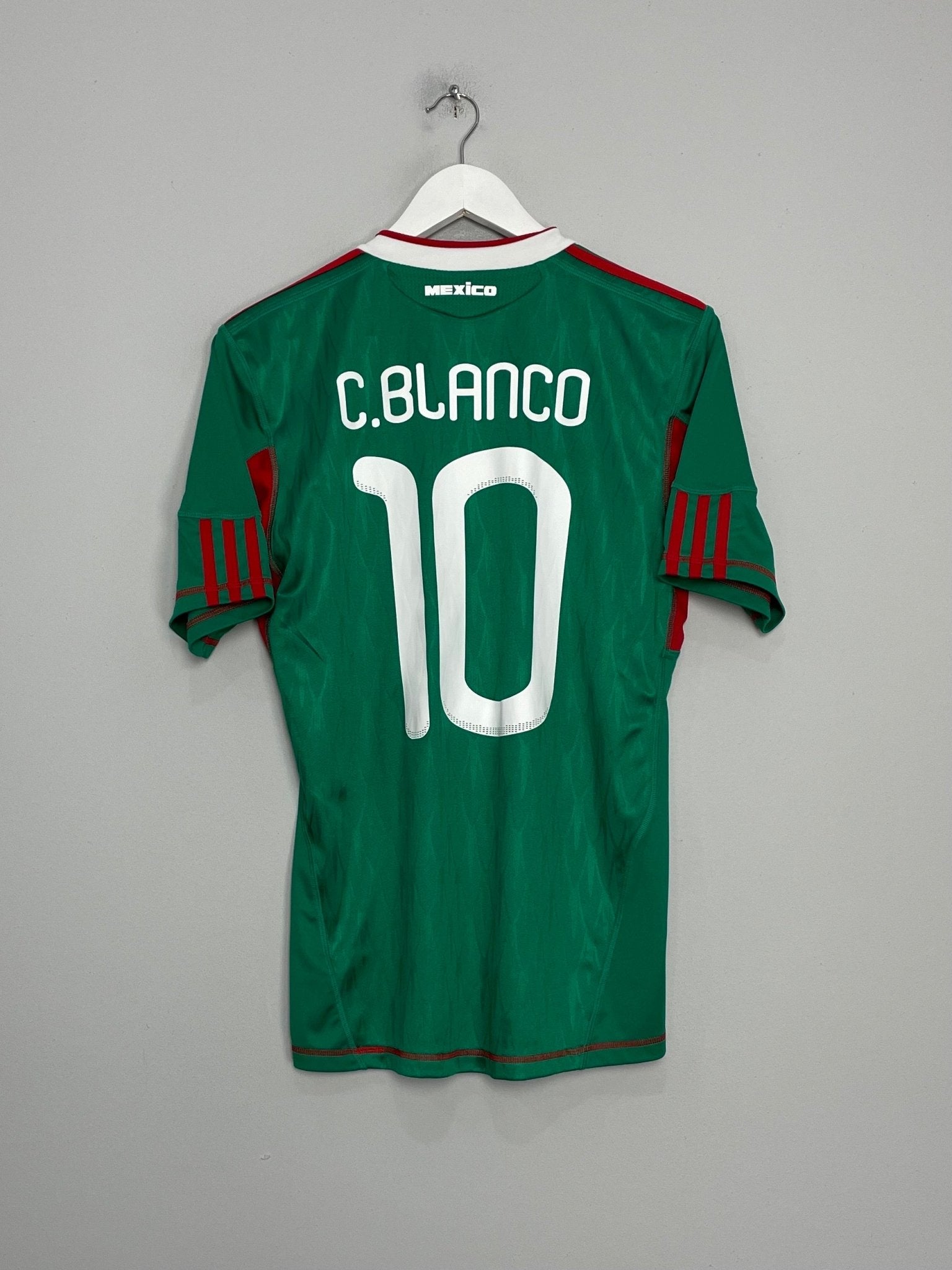 Shop 2010/11 MEXICO C.BLANCO #10 HOME SHIRT (S) ADIDAS, classic football shirts, vintage football shirts & retro soccer jerseys at Cult Kits