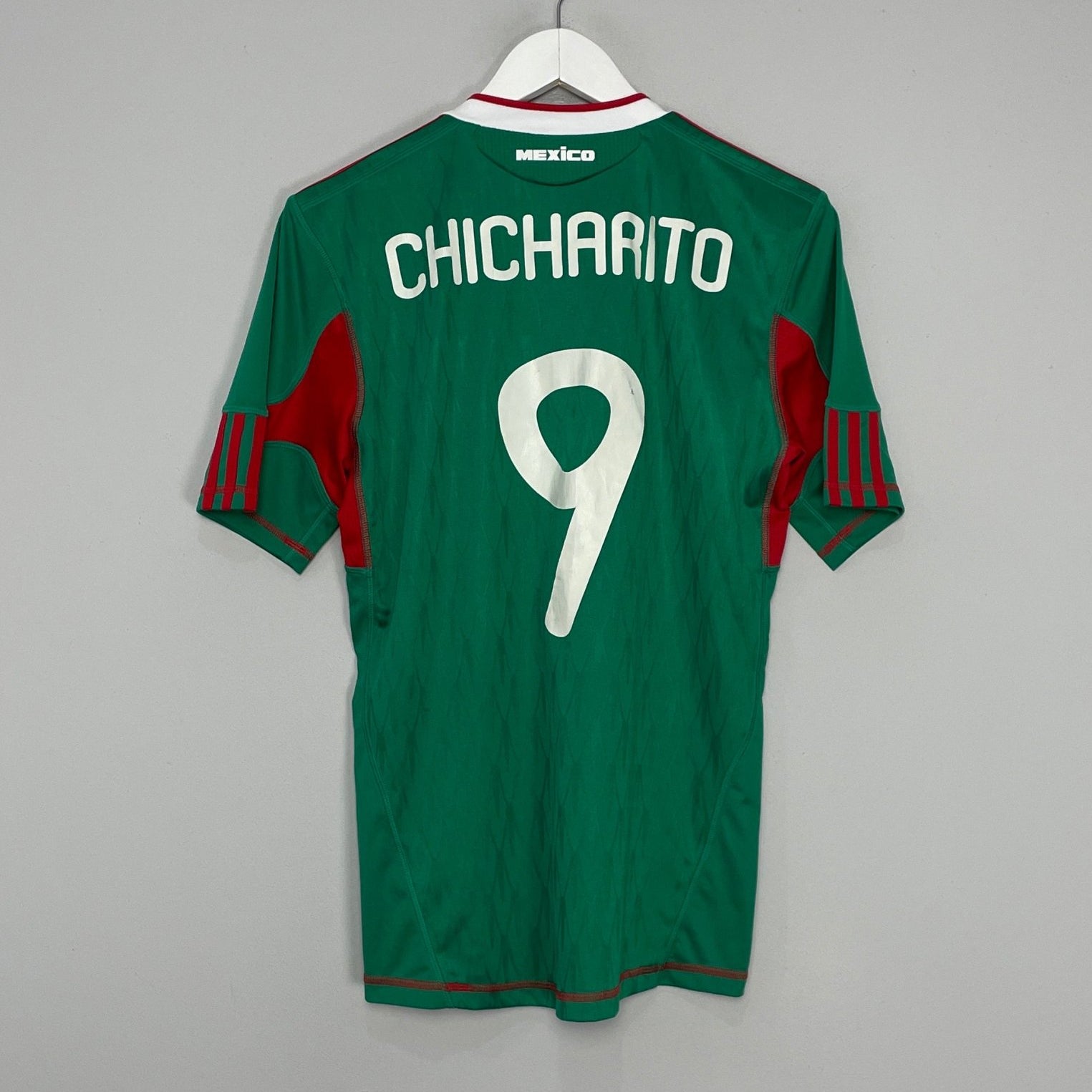 Shop 2010/11 MEXICO CHICHARITO #9 HOME SHIRT (S) ADIDAS, classic football shirts, vintage football shirts & retro soccer jerseys at Cult Kits