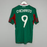 Shop 2010/11 MEXICO CHICHARITO #9 HOME SHIRT (S) ADIDAS, classic football shirts, vintage football shirts & retro soccer jerseys at Cult Kits