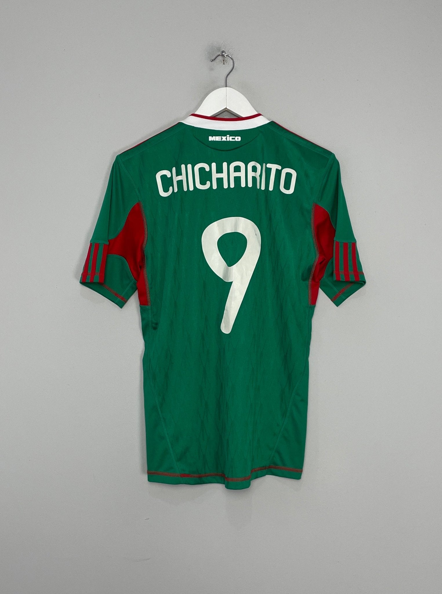 Shop 2010/11 MEXICO CHICHARITO #9 HOME SHIRT (S) ADIDAS, classic football shirts, vintage football shirts & retro soccer jerseys at Cult Kits