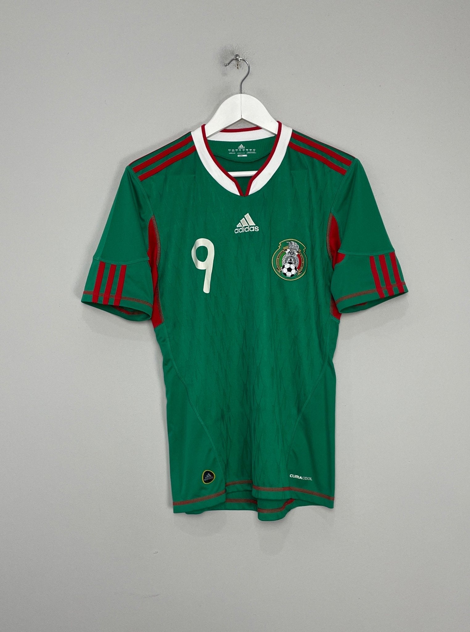 Shop 2010/11 MEXICO CHICHARITO #9 HOME SHIRT (S) ADIDAS, classic football shirts, vintage football shirts & retro soccer jerseys at Cult Kits