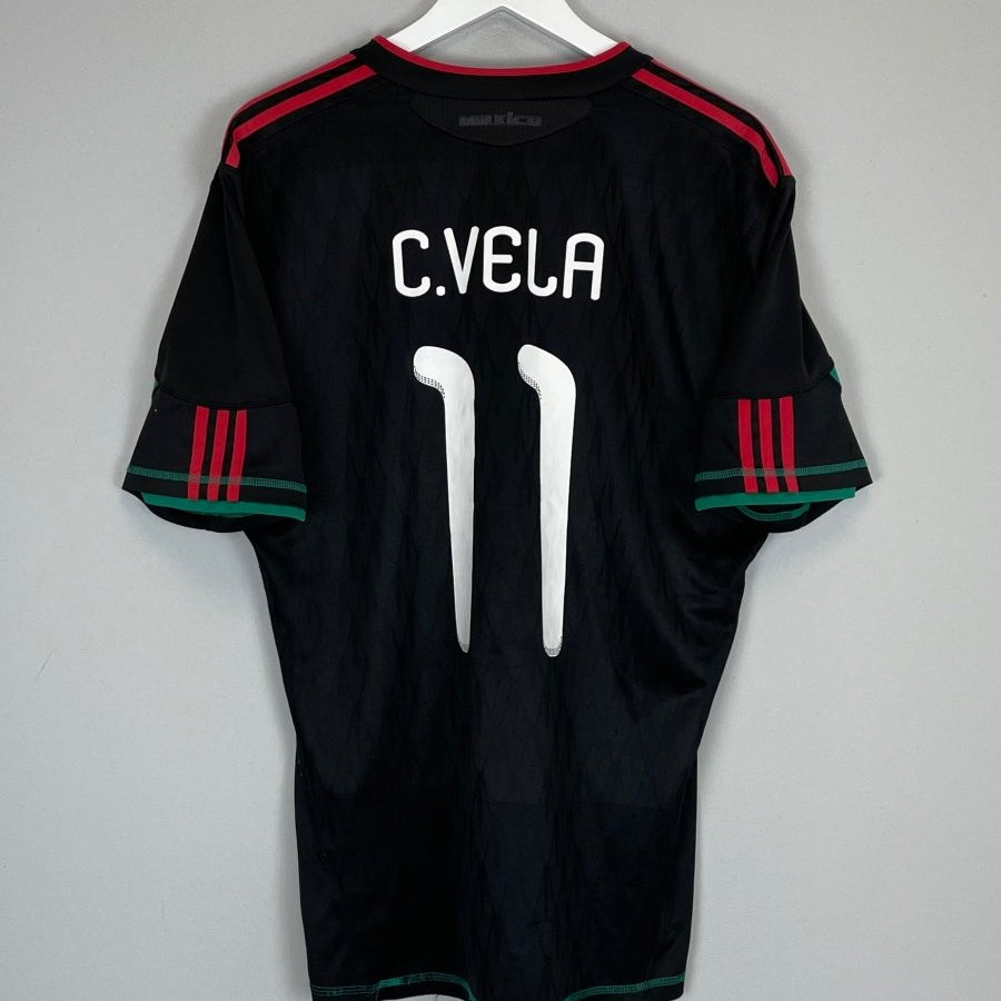 2010/11 MEXICO C.VELA 11 AWAY SHIRT (L) ADIDAS - Cult Kits - Large - Buy Vintage Football Shirts, Authentic Retro Football Shirts For Sale, Classic Football Shirts & Soccer Jersey