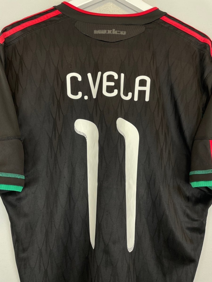2010/11 MEXICO C.VELA 11 AWAY SHIRT (L) ADIDAS - Cult Kits - Large - Buy Vintage Football Shirts, Authentic Retro Football Shirts For Sale, Classic Football Shirts & Soccer Jersey