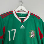 Shop 2010/11 MEXICO G.DOS SANTOS #17 HOME SHIRT (M) ADIDAS, classic football shirts, vintage football shirts & retro soccer jerseys at Cult Kits