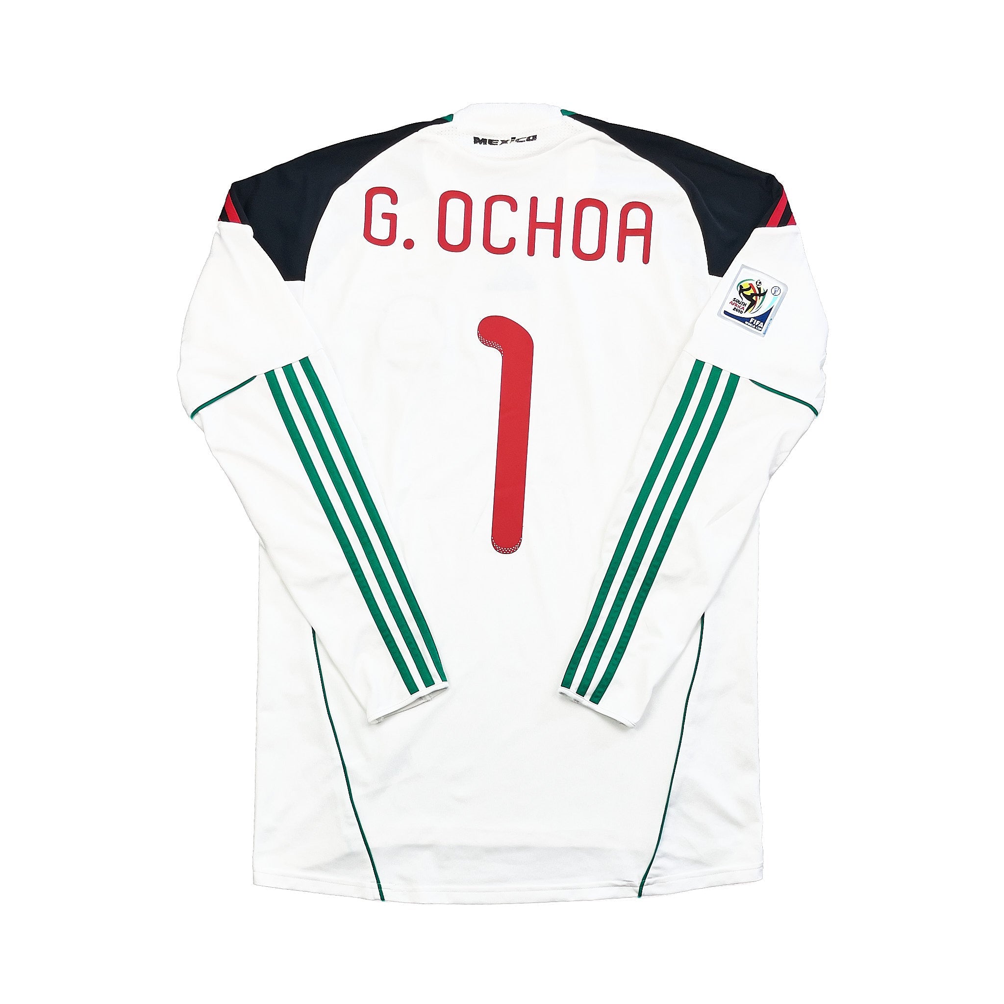 Buy 2010/11 Mexico G.Ochoa 1 GK Shirt (M) Adidas ~ Free worldwide shipping ~ Authentic Vintage Football Shirts from Cult Kits