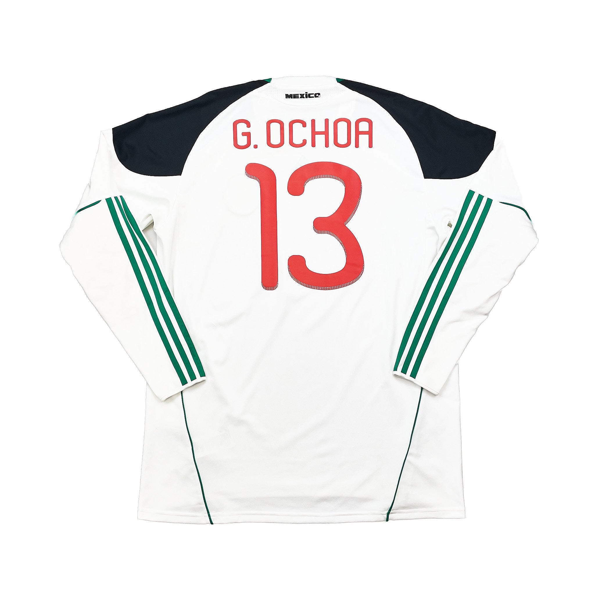 Buy 2010/11 Mexico G.Ochoa 13 Gk Shirt (L) Adidas ~ Free worldwide shipping available ~ Authentic Vintage Football Shirts from Cult Kits