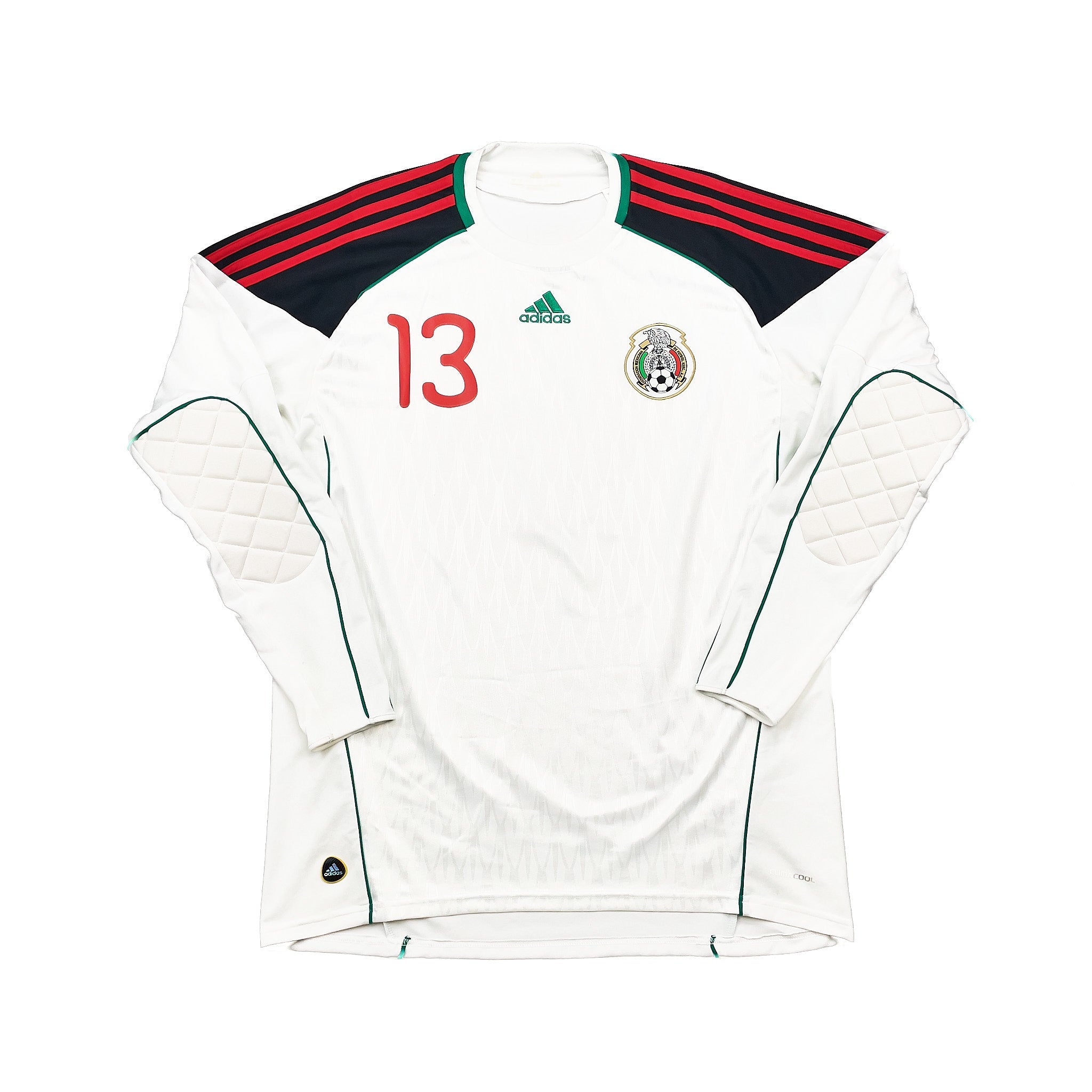 Buy 2010/11 Mexico G.Ochoa 13 Gk Shirt (L) Adidas ~ Free worldwide shipping available ~ Authentic Vintage Football Shirts from Cult Kits