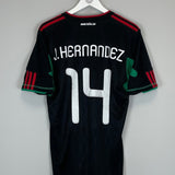 2010/11 MEXICO J.HERNANDEZ 14 AWAY SHIRT (M) ADIDAS - Cult Kits - Medium - Buy Vintage Football Shirts, Authentic Retro Football Shirts For Sale, Classic Football Shirts & Soccer Jersey