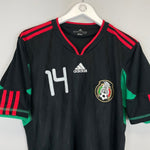 2010/11 MEXICO J.HERNANDEZ 14 AWAY SHIRT (M) ADIDAS - Cult Kits - Medium - Buy Vintage Football Shirts, Authentic Retro Football Shirts For Sale, Classic Football Shirts & Soccer Jersey