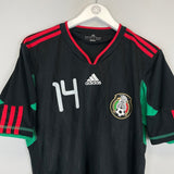2010/11 MEXICO J.HERNANDEZ 14 AWAY SHIRT (M) ADIDAS - Cult Kits - Medium - Buy Vintage Football Shirts, Authentic Retro Football Shirts For Sale, Classic Football Shirts & Soccer Jersey