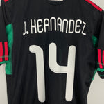 Shop 2010/11 MEXICO J.HERNANDEZ #14 AWAY SHIRT (M) ADIDAS, classic football shirts, vintage football shirts & retro soccer jerseys at Cult Kits