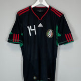 2010/11 MEXICO J.HERNANDEZ 14 AWAY SHIRT (M) ADIDAS - Cult Kits - Medium - Buy Vintage Football Shirts, Authentic Retro Football Shirts For Sale, Classic Football Shirts & Soccer Jersey