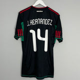Shop 2010/11 MEXICO J.HERNANDEZ #14 AWAY SHIRT (M) ADIDAS, classic football shirts, vintage football shirts & retro soccer jerseys at Cult Kits