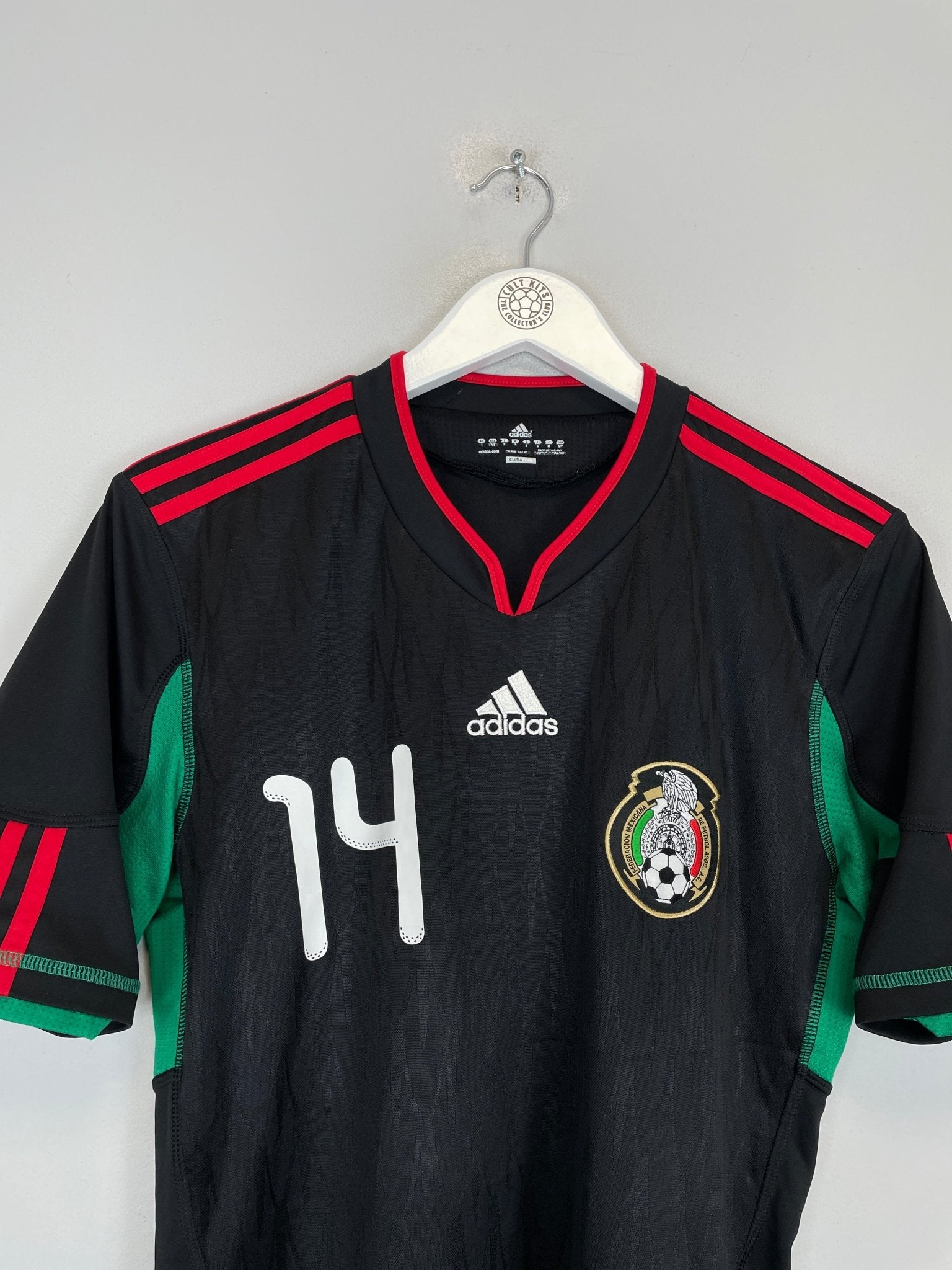 Shop 2010/11 MEXICO J.HERNANDEZ #14 AWAY SHIRT (S) ADIDAS, classic football shirts, vintage football shirts & retro soccer jerseys at Cult Kits