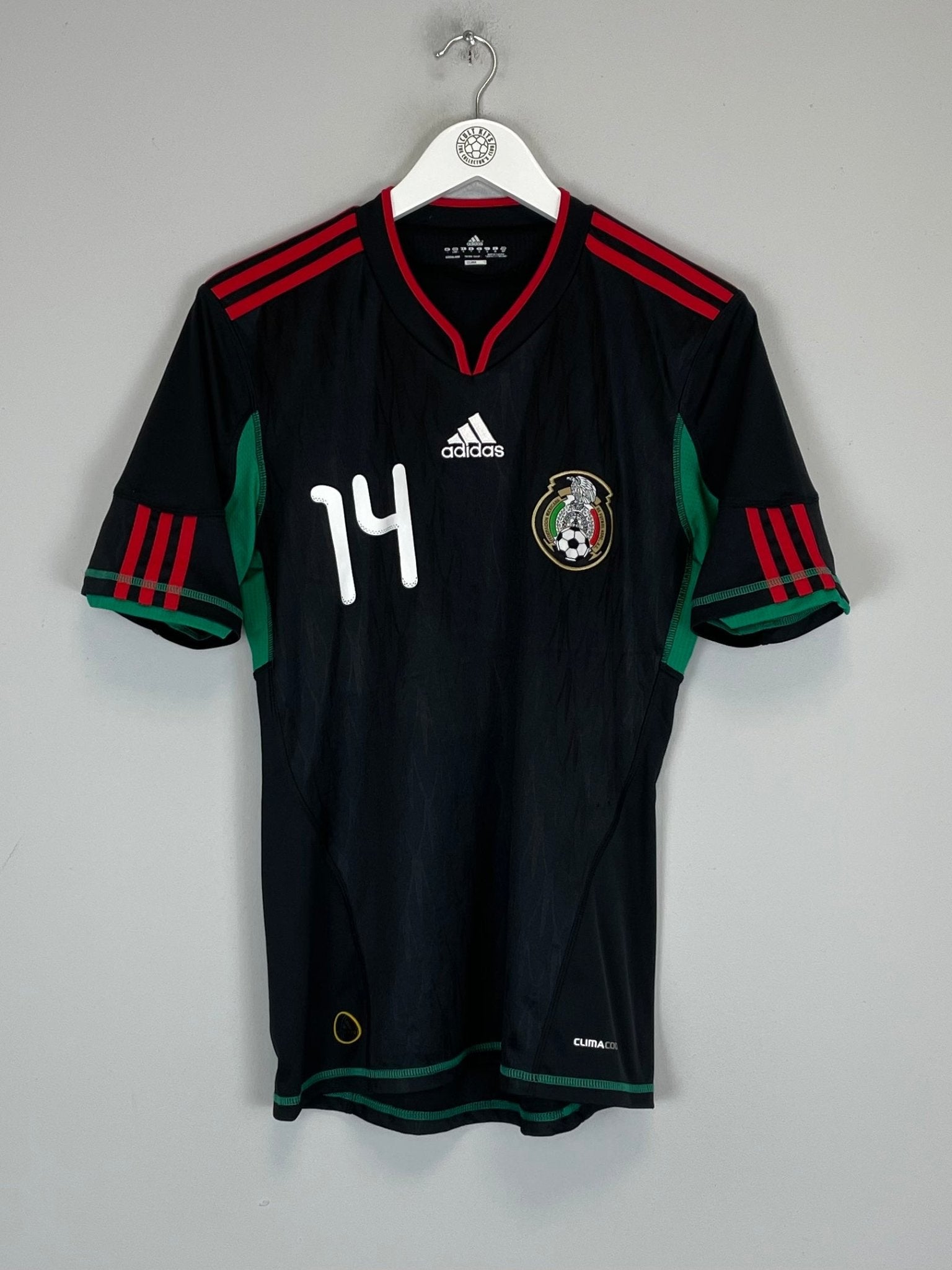 Shop 2010/11 MEXICO J.HERNANDEZ #14 AWAY SHIRT (S) ADIDAS, classic football shirts, vintage football shirts & retro soccer jerseys at Cult Kits