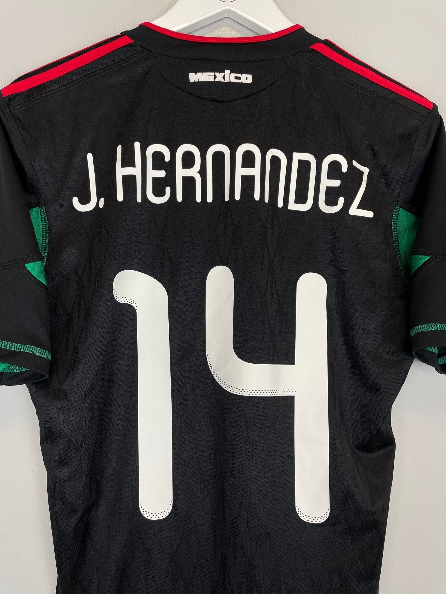 Shop 2010/11 MEXICO J.HERNANDEZ #14 AWAY SHIRT (S) ADIDAS, classic football shirts, vintage football shirts & retro soccer jerseys at Cult Kits
