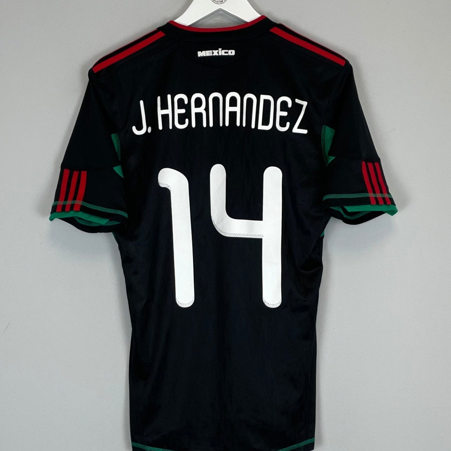 Shop 2010/11 MEXICO J.HERNANDEZ #14 AWAY SHIRT (S) ADIDAS, classic football shirts, vintage football shirts & retro soccer jerseys at Cult Kits