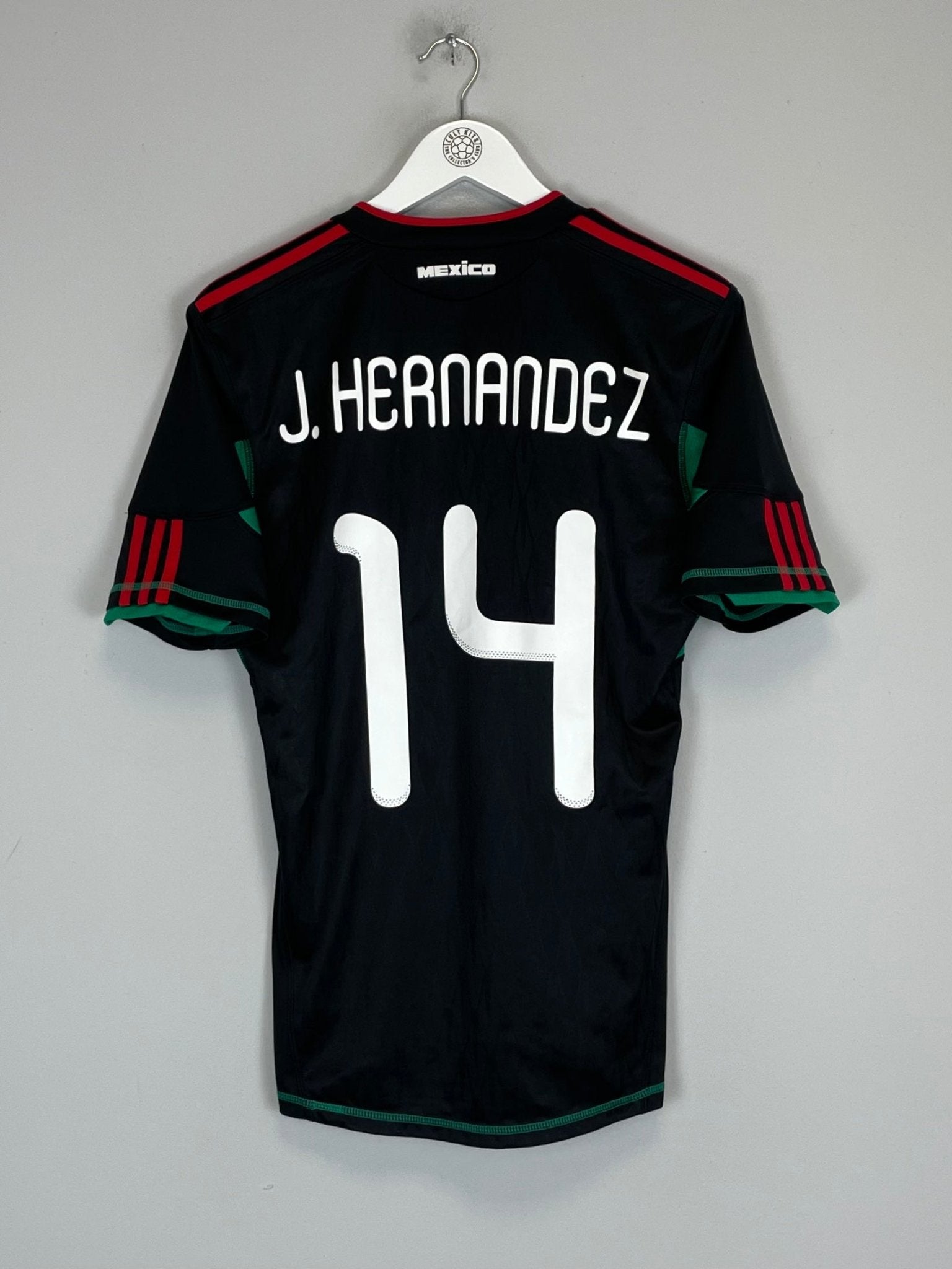 Shop 2010/11 MEXICO J.HERNANDEZ #14 AWAY SHIRT (S) ADIDAS, classic football shirts, vintage football shirts & retro soccer jerseys at Cult Kits
