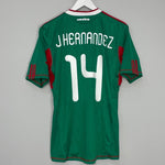 Shop 2010/11 MEXICO J.HERNANDEZ #14 HOME SHIRT (M) ADIDAS, classic football shirts, vintage football shirts & retro soccer jerseys at Cult Kits