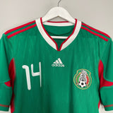 Shop 2010/11 MEXICO J.HERNANDEZ #14 HOME SHIRT (M) ADIDAS, classic football shirts, vintage football shirts & retro soccer jerseys at Cult Kits