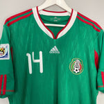 Shop 2010/11 MEXICO J.HERNANDEZ #14 HOME SHIRT (XL) ADIDAS, classic football shirts, vintage football shirts & retro soccer jerseys at Cult Kits