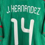 Shop 2010/11 MEXICO J.HERNANDEZ #14 HOME SHIRT (XL) ADIDAS, classic football shirts, vintage football shirts & retro soccer jerseys at Cult Kits