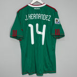 Shop 2010/11 MEXICO J.HERNANDEZ #14 HOME SHIRT (XL) ADIDAS, classic football shirts, vintage football shirts & retro soccer jerseys at Cult Kits