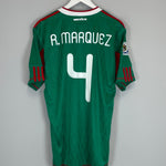 Shop 2010/11 MEXICO MARQUEZ #4 HOME SHIRT (L) ADIDAS, classic football shirts, vintage football shirts & retro soccer jerseys at Cult Kits