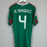 Shop 2010/11 MEXICO MARQUEZ #4 HOME SHIRT (L) ADIDAS, classic football shirts, vintage football shirts & retro soccer jerseys at Cult Kits