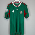 Shop 2010/11 MEXICO MARQUEZ #4 HOME SHIRT (L) ADIDAS, classic football shirts, vintage football shirts & retro soccer jerseys at Cult Kits
