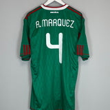 Shop 2010/11 MEXICO MARQUEZ #4 HOME SHIRT (XL) ADIDAS, classic football shirts, vintage football shirts & retro soccer jerseys at Cult Kits