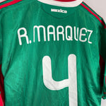 Shop 2010/11 MEXICO MARQUEZ #4 HOME SHIRT (XL) ADIDAS, classic football shirts, vintage football shirts & retro soccer jerseys at Cult Kits