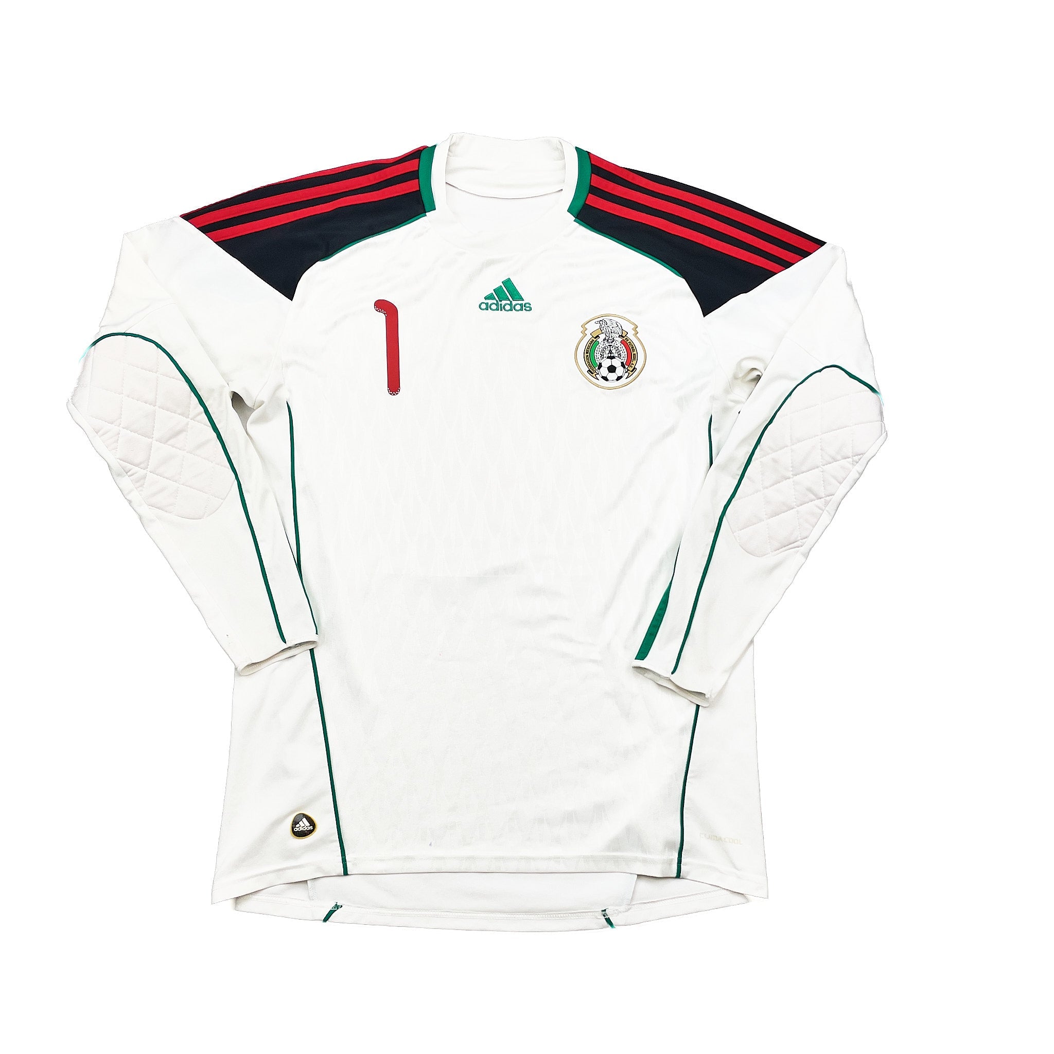 Buy 2010/11 MEXICO OCHOA 1 GK SHIRT (M) ADIDAS ~ Free worldwide shipping available ~ Authentic Vintage Football Shirts from Cult Kits