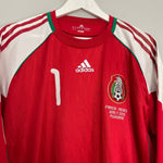 Shop 2010/11 MEXICO O.PEREZ #1 *MATCH ISSUE* GK SHIRT (XL) ADIDAS, classic football shirts, vintage football shirts & retro soccer jerseys at Cult Kits