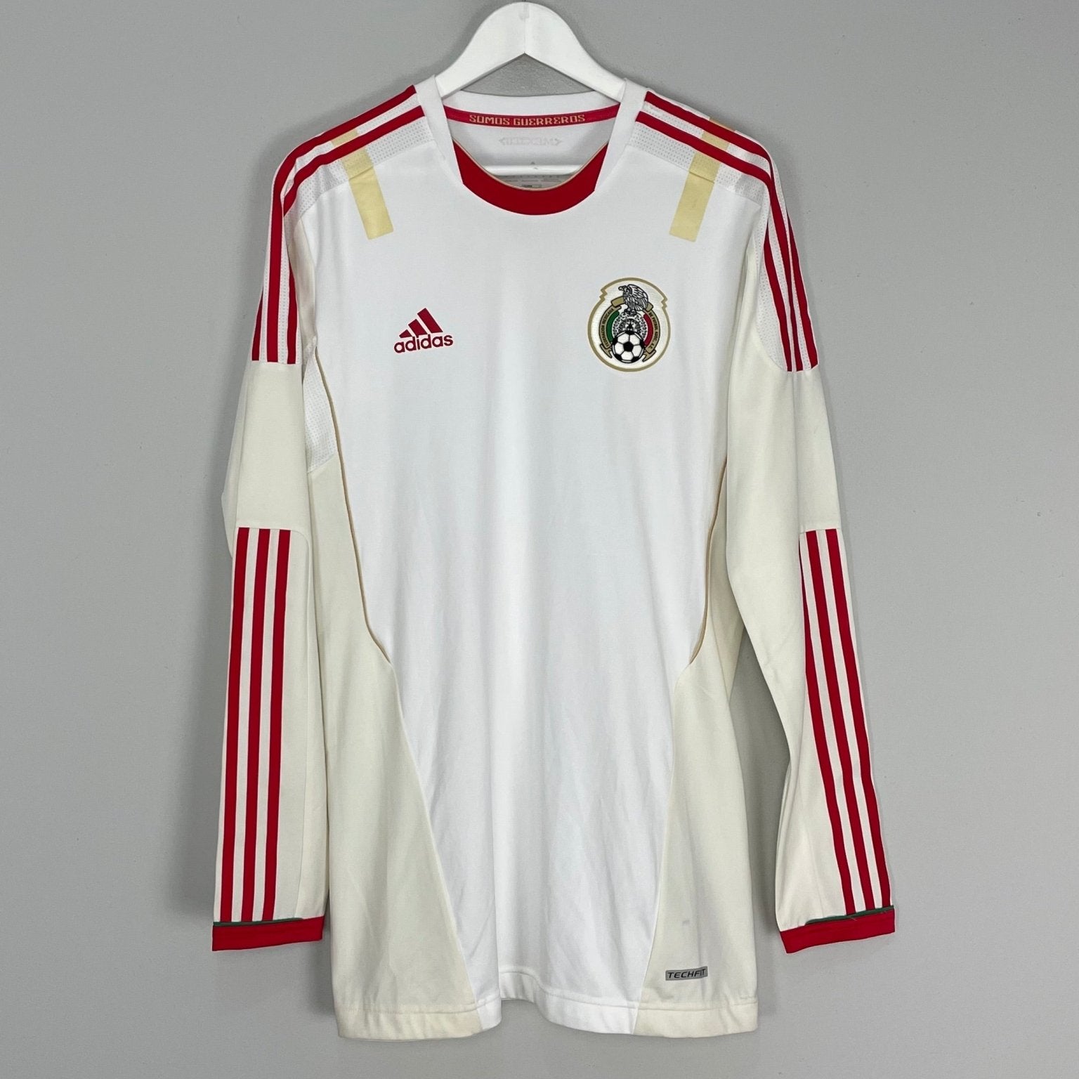 Shop 2010/11 MEXICO *PLAYER ISSUE* L/S AWAY SHIRT (XL) ADIDAS, classic football shirts, vintage football shirts & retro soccer jerseys at Cult Kits