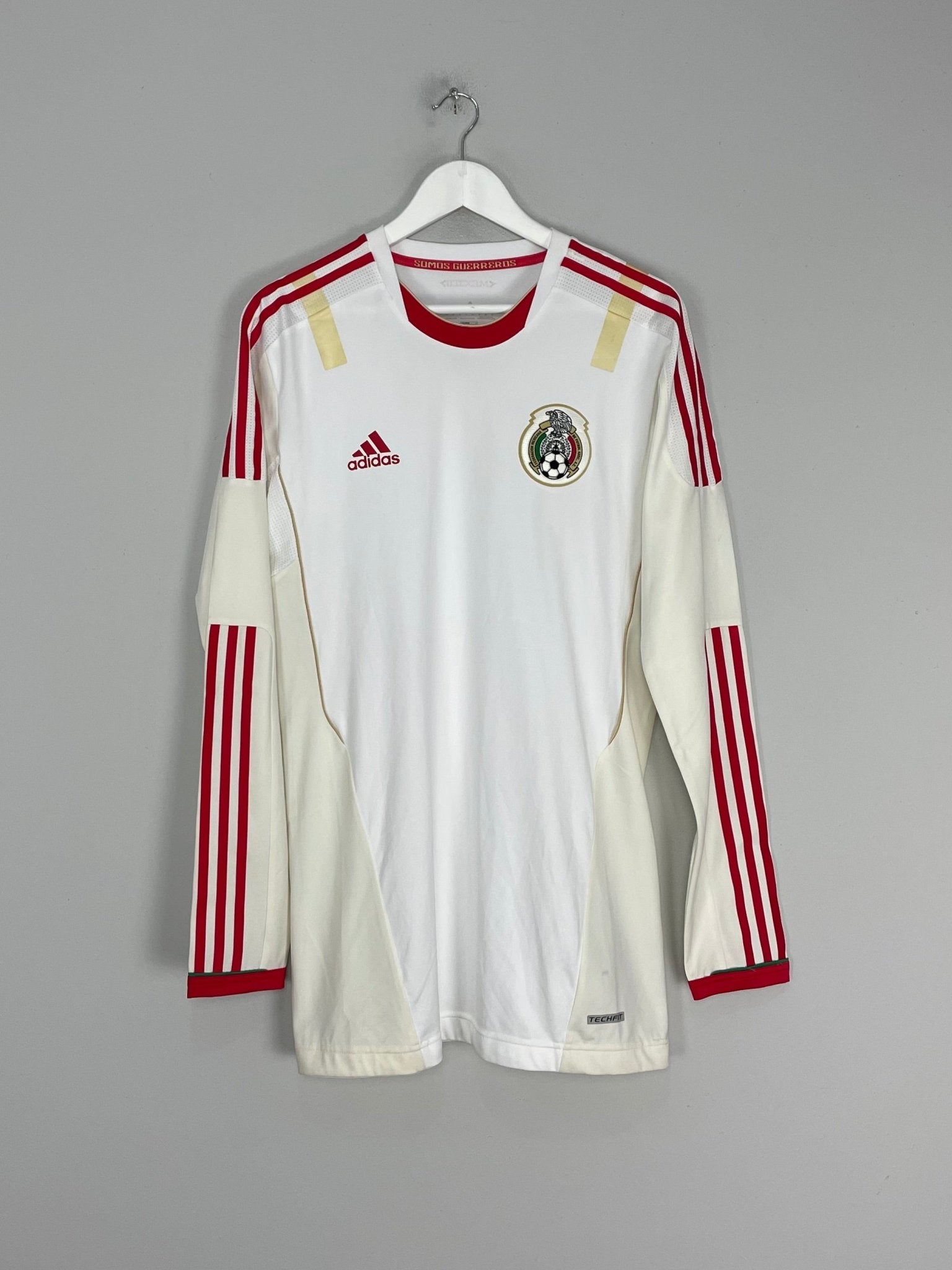 Shop 2010/11 MEXICO *PLAYER ISSUE* L/S AWAY SHIRT (XL) ADIDAS, classic football shirts, vintage football shirts & retro soccer jerseys at Cult Kits