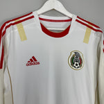 Shop 2010/11 MEXICO *PLAYER ISSUE* L/S AWAY SHIRT (XL) ADIDAS, classic football shirts, vintage football shirts & retro soccer jerseys at Cult Kits