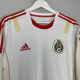 Shop 2010/11 MEXICO *PLAYER ISSUE* L/S AWAY SHIRT (XL) ADIDAS, classic football shirts, vintage football shirts & retro soccer jerseys at Cult Kits