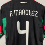 Shop 2010/11 MEXICO R.MARQUEZ #4 AWAY SHIRT (L) ADIDAS, classic football shirts, vintage football shirts & retro soccer jerseys at Cult Kits