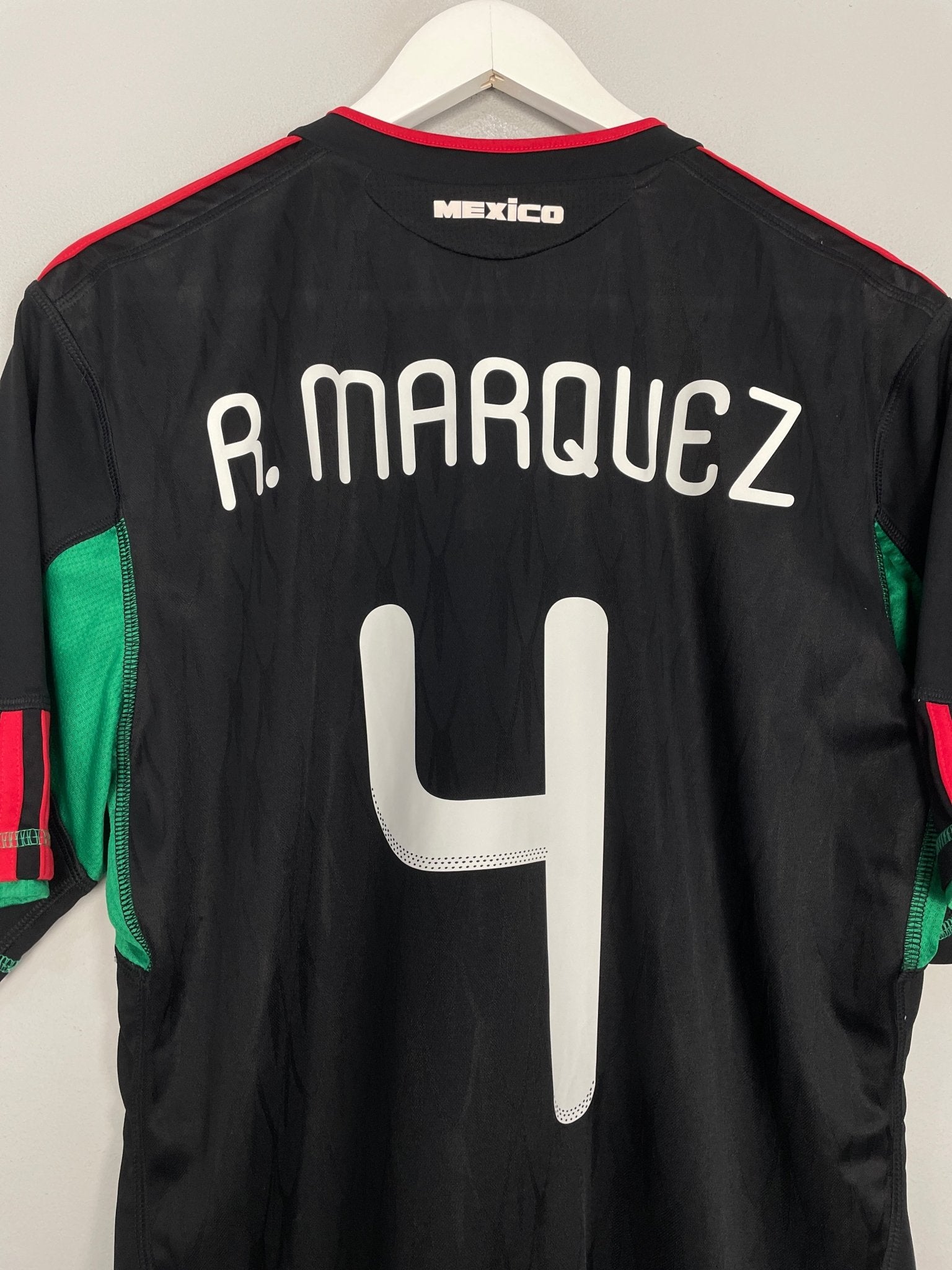 Shop 2010/11 MEXICO R.MARQUEZ #4 AWAY SHIRT (L) ADIDAS, classic football shirts, vintage football shirts & retro soccer jerseys at Cult Kits