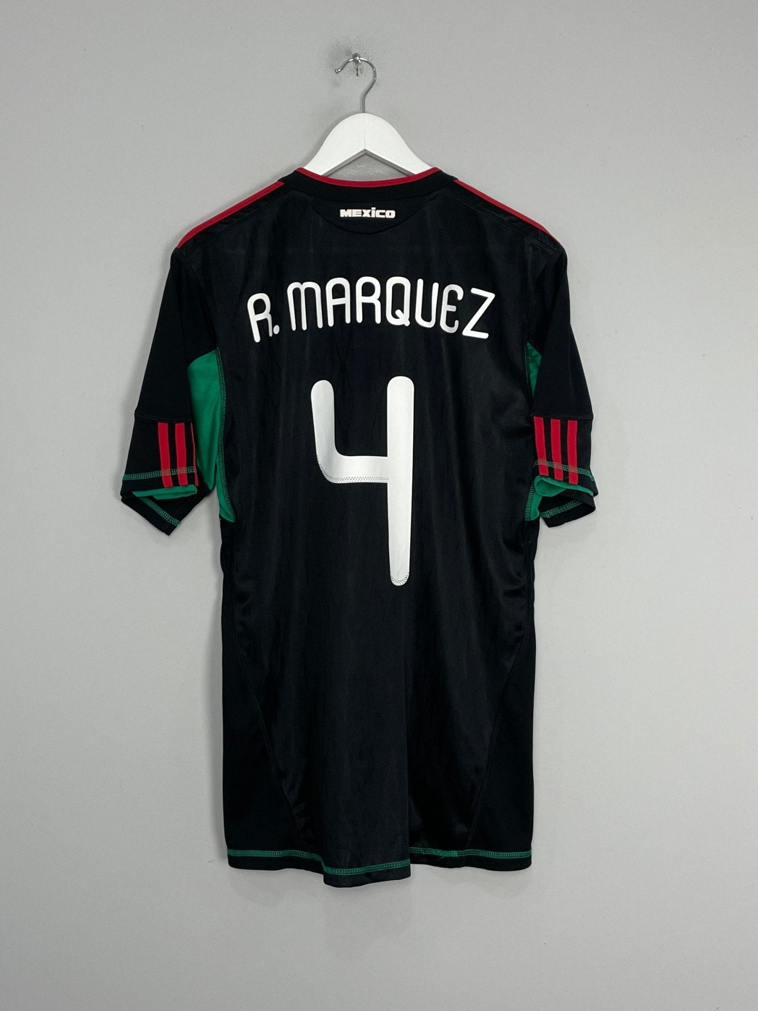 Shop 2010/11 MEXICO R.MARQUEZ #4 AWAY SHIRT (L) ADIDAS, classic football shirts, vintage football shirts & retro soccer jerseys at Cult Kits