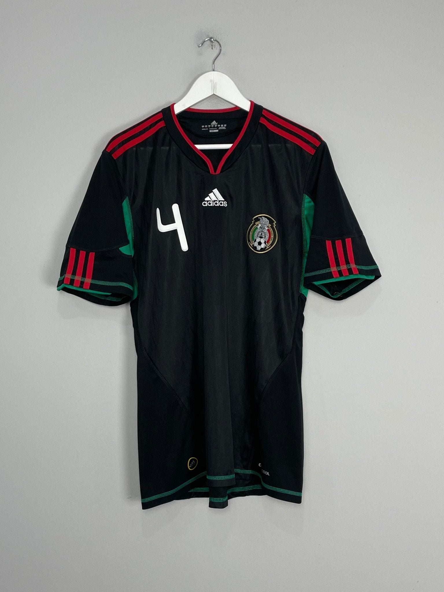 Shop 2010/11 MEXICO R.MARQUEZ #4 AWAY SHIRT (L) ADIDAS, classic football shirts, vintage football shirts & retro soccer jerseys at Cult Kits