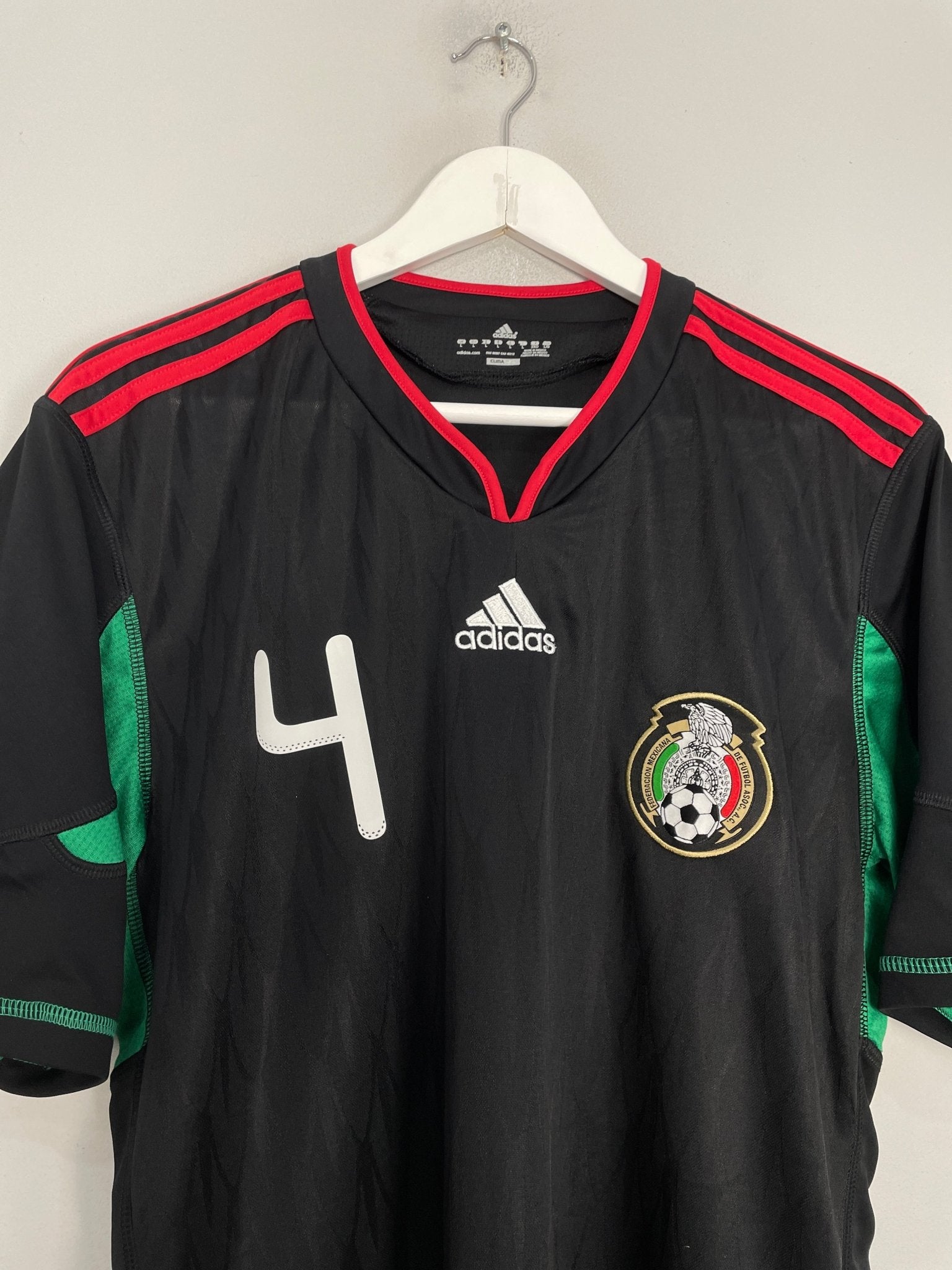 Shop 2010/11 MEXICO R.MARQUEZ #4 AWAY SHIRT (L) ADIDAS, classic football shirts, vintage football shirts & retro soccer jerseys at Cult Kits