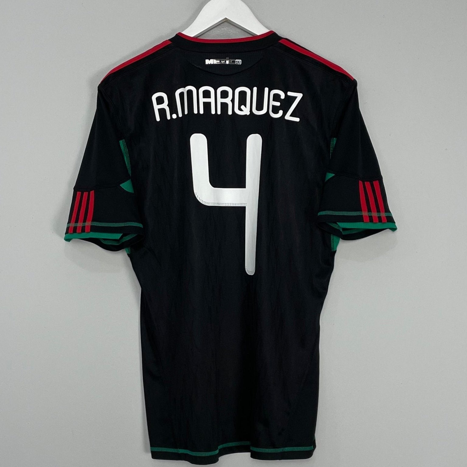 Shop 2010/11 MEXICO R.MARQUEZ #4 AWAY SHIRT (M) ADIDAS, classic football shirts, vintage football shirts & retro soccer jerseys at Cult Kits