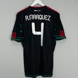 Shop 2010/11 MEXICO R.MARQUEZ #4 AWAY SHIRT (M) ADIDAS, classic football shirts, vintage football shirts & retro soccer jerseys at Cult Kits