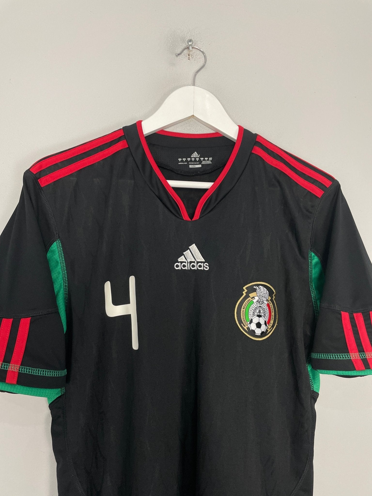 Shop 2010/11 MEXICO R.MARQUEZ #4 AWAY SHIRT (M) ADIDAS, classic football shirts, vintage football shirts & retro soccer jerseys at Cult Kits