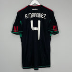 Shop 2010/11 MEXICO R.MARQUEZ #4 AWAY SHIRT (M) ADIDAS, classic football shirts, vintage football shirts & retro soccer jerseys at Cult Kits