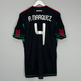 Shop 2010/11 MEXICO R.MARQUEZ #4 AWAY SHIRT (M) ADIDAS, classic football shirts, vintage football shirts & retro soccer jerseys at Cult Kits