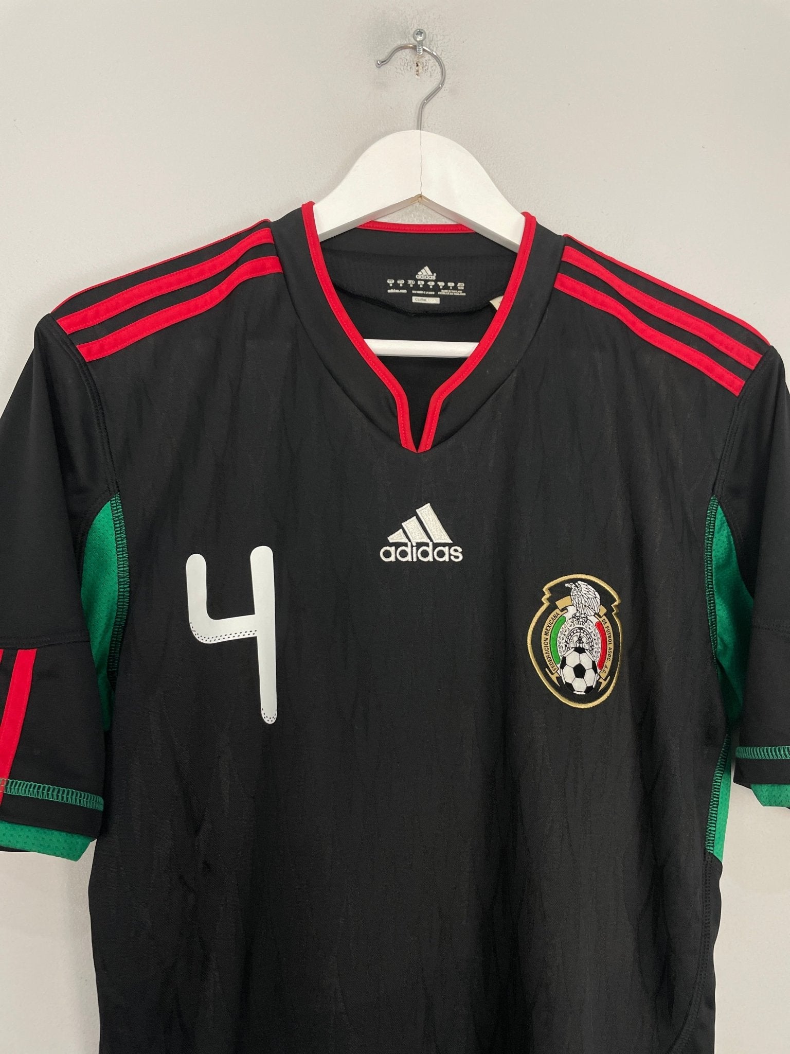 Shop 2010/11 MEXICO R.MARQUEZ #4 AWAY SHIRT (M) ADIDAS, classic football shirts, vintage football shirts & retro soccer jerseys at Cult Kits