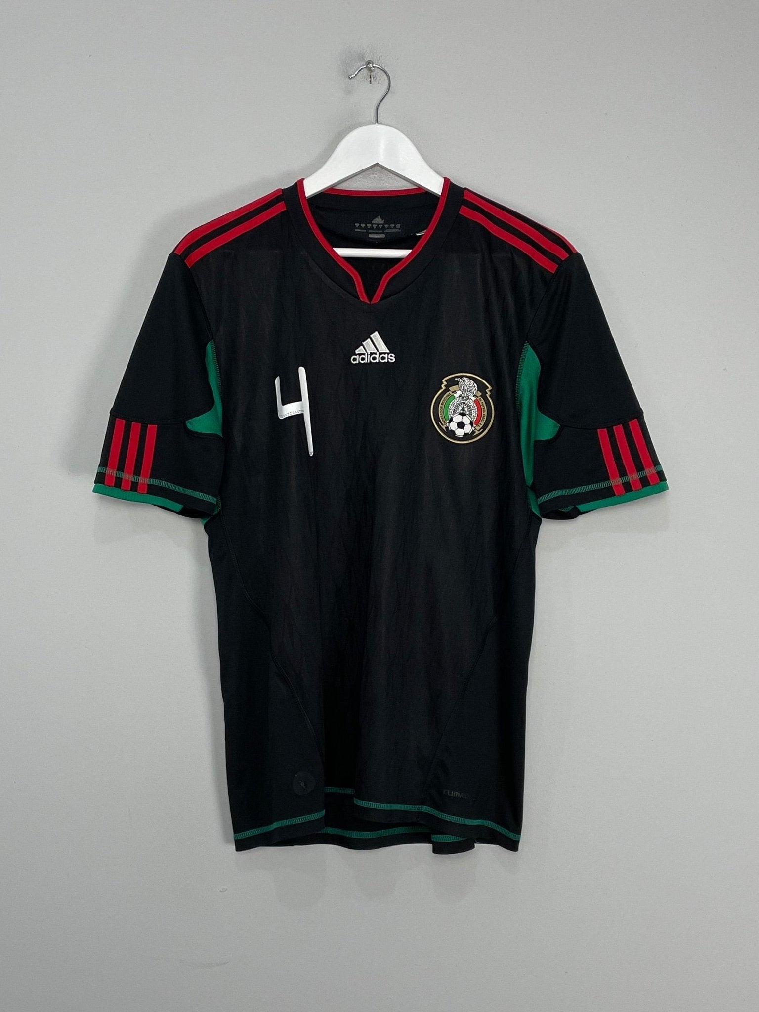 Shop 2010/11 MEXICO R.MARQUEZ #4 AWAY SHIRT (M) ADIDAS, classic football shirts, vintage football shirts & retro soccer jerseys at Cult Kits